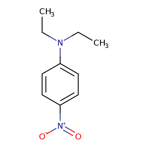 CCN(c1ccc(cc1)[N+](=O)[O-])CC