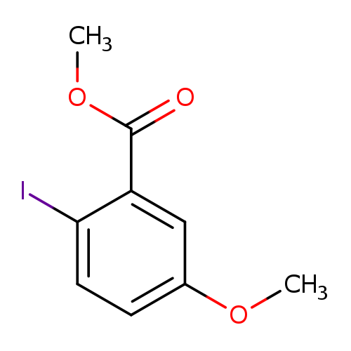 COc1ccc(c(c1)C(=O)OC)I