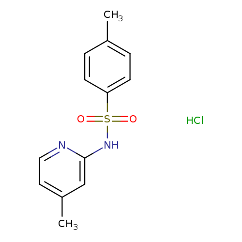 Cc1ccc(cc1)S(=O)(=O)Nc1nccc(c1)C.Cl