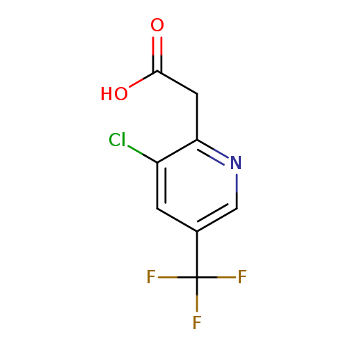 OC(=O)Cc1ncc(cc1Cl)C(F)(F)F