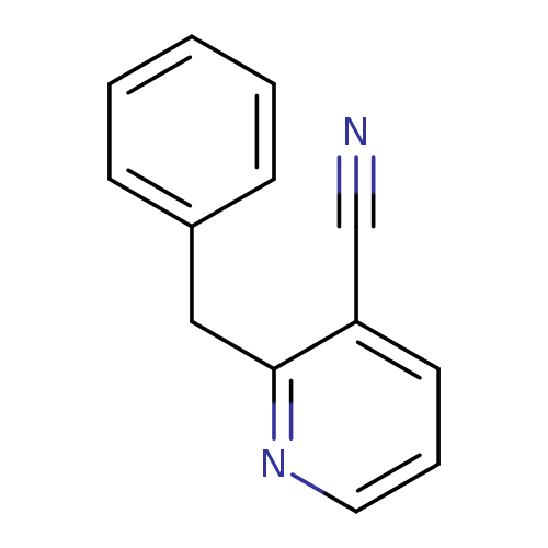 N#Cc1cccnc1Cc1ccccc1