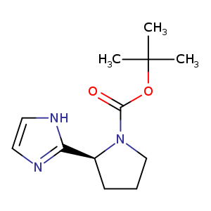 O=C(N1CCC[C@H]1c1ncc[nH]1)OC(C)(C)C