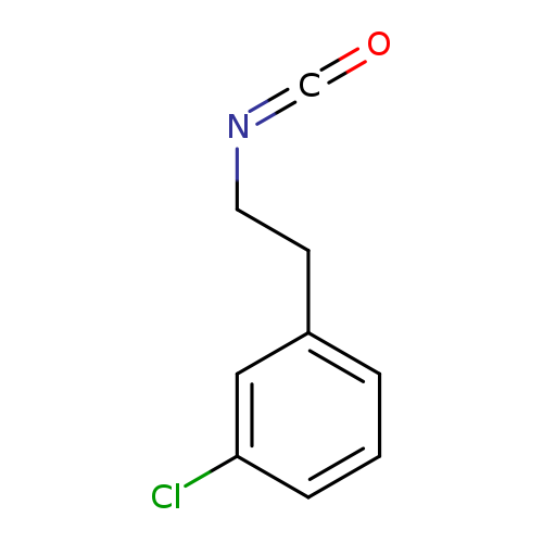 O=C=NCCc1cccc(c1)Cl