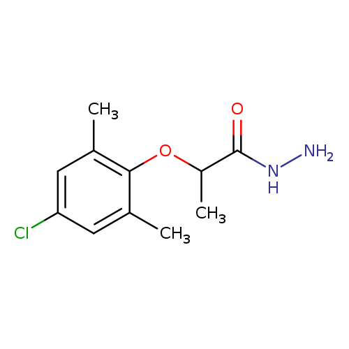 NNC(=O)C(Oc1c(C)cc(cc1C)Cl)C