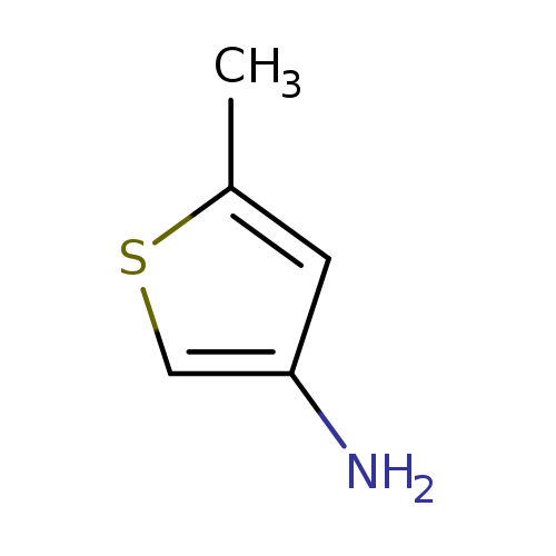Nc1csc(c1)C