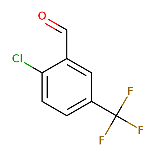 O=Cc1cc(ccc1Cl)C(F)(F)F