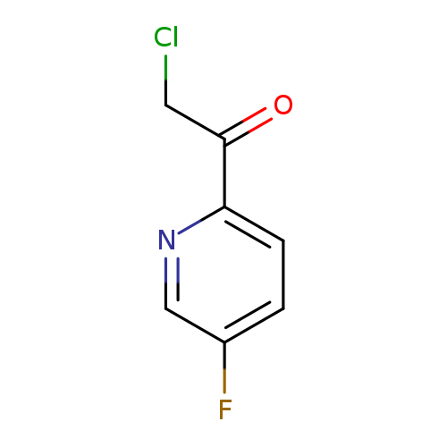 ClCC(=O)c1ccc(cn1)F