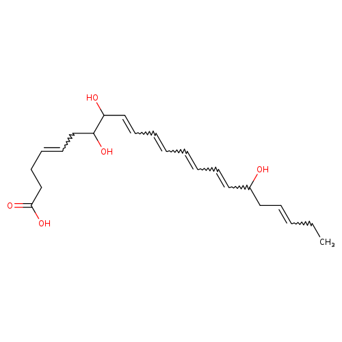 CCC=CCC(C=CC=CC=CC=CC(C(CC=CCCC(=O)O)O)O)O