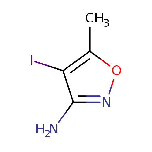 Nc1noc(c1I)C