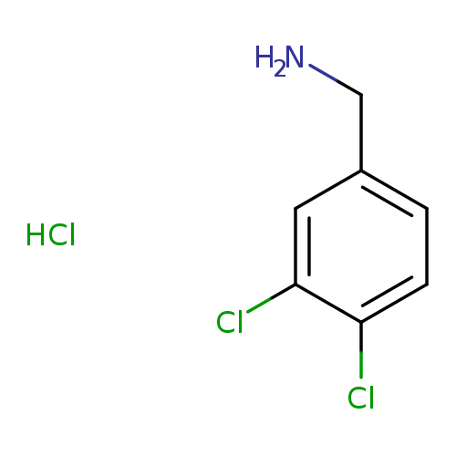 NCc1ccc(c(c1)Cl)Cl.Cl