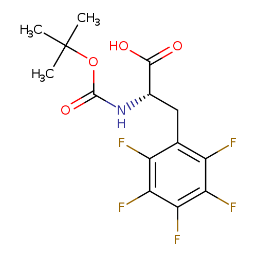 OC(=O)[C@H](Cc1c(F)c(F)c(c(c1F)F)F)NC(=O)OC(C)(C)C