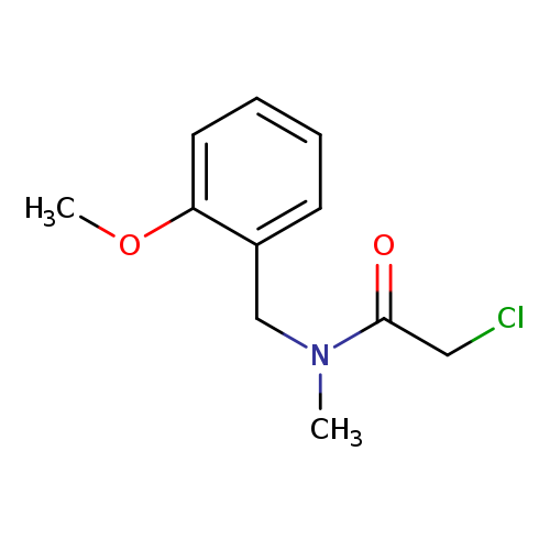 ClCC(=O)N(Cc1ccccc1OC)C