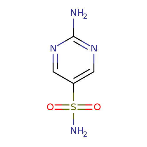 Nc1ncc(cn1)S(=O)(=O)N