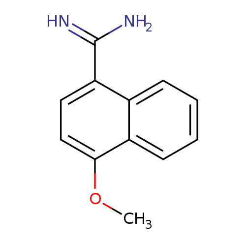 COc1ccc(c2c1cccc2)C(=N)N