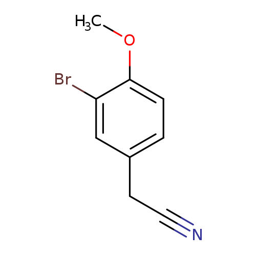 N#CCc1ccc(c(c1)Br)OC