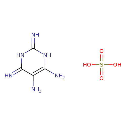 OS(=O)(=O)O.Nc1[nH]c(=N)[nH]c(=N)c1N