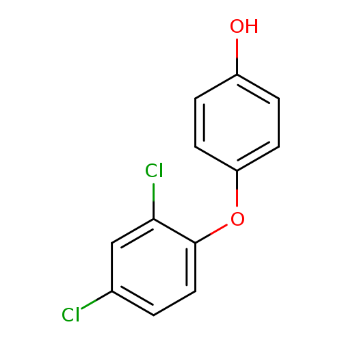 Oc1ccc(cc1)Oc1ccc(cc1Cl)Cl