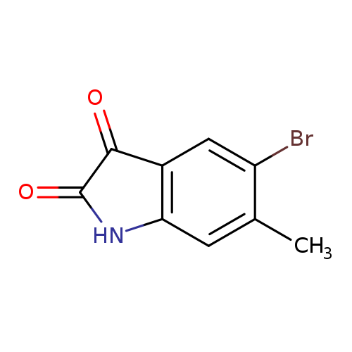 O=C1Nc2c(C1=O)cc(c(c2)C)Br