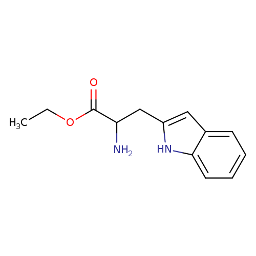 CCOC(=O)C(Cc1cc2c([nH]1)cccc2)N