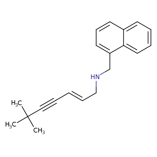 CC(C#C/C=C/CNCc1cccc2c1cccc2)(C)C