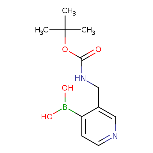 OB(c1ccncc1CNC(=O)OC(C)(C)C)O