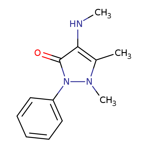 CNc1c(C)n(n(c1=O)c1ccccc1)C