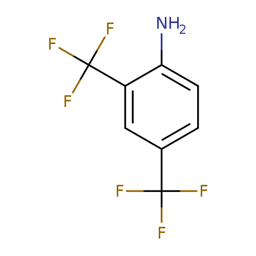 Nc1ccc(cc1C(F)(F)F)C(F)(F)F