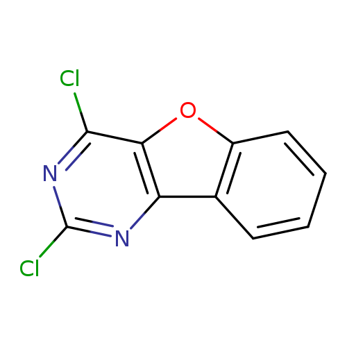 Clc1nc(Cl)c2c(n1)c1ccccc1o2