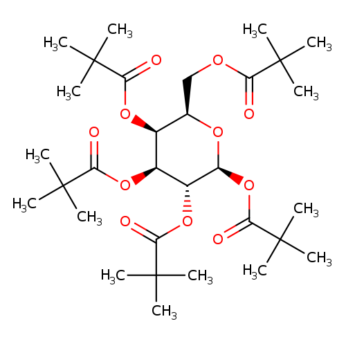 O=C(C(C)(C)C)O[C@H]1[C@@H](COC(=O)C(C)(C)C)O[C@H]([C@@H]([C@H]1OC(=O)C(C)(C)C)OC(=O)C(C)(C)C)OC(=O)C(C)(C)C