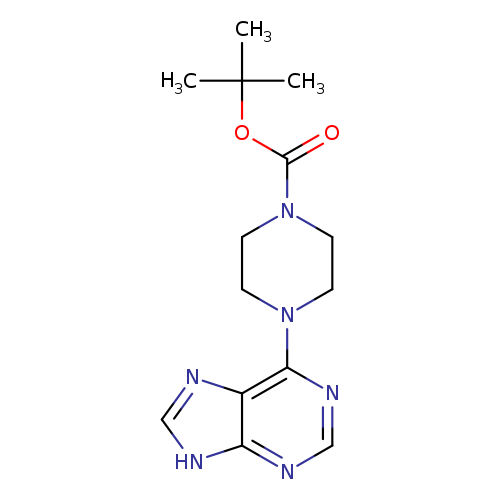 O=C(N1CCN(CC1)c1ncnc2c1nc[nH]2)OC(C)(C)C