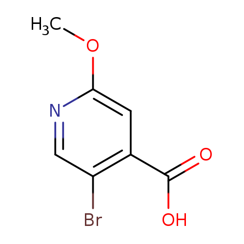 COc1ncc(c(c1)C(=O)O)Br