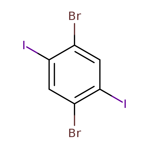 Brc1cc(I)c(cc1I)Br