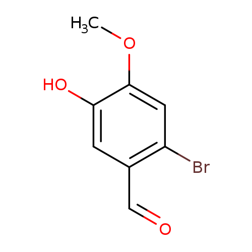 COc1cc(Br)c(cc1O)C=O
