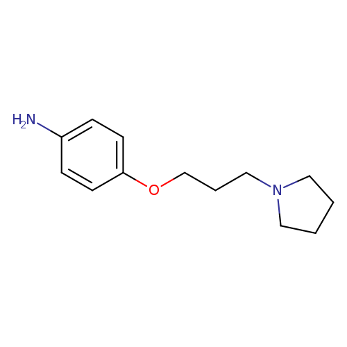 Nc1ccc(cc1)OCCCN1CCCC1