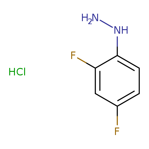 NNc1ccc(cc1F)F.Cl