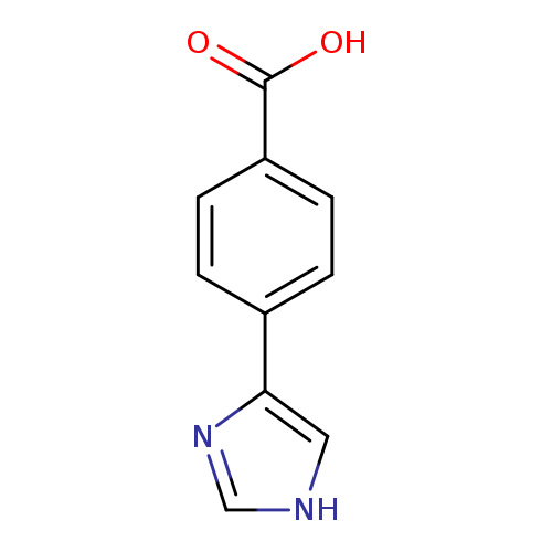 OC(=O)c1ccc(cc1)c1c[nH]cn1