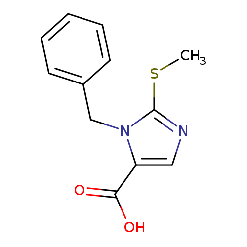 CSc1ncc(n1Cc1ccccc1)C(=O)O