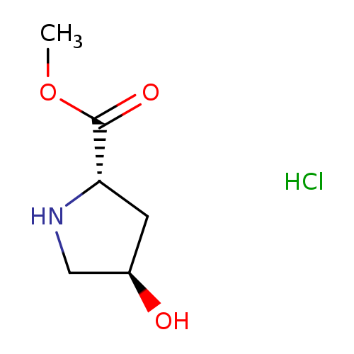 COC(=O)[C@@H]1C[C@H](CN1)O.Cl