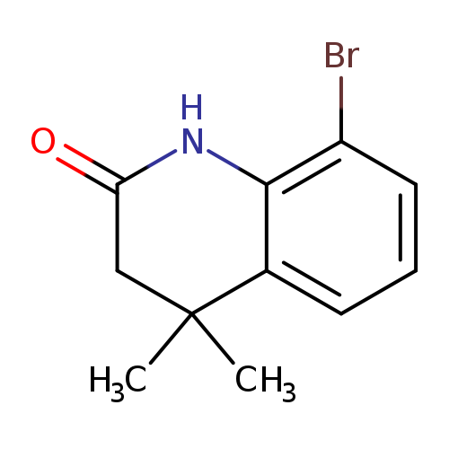 O=C1Nc2c(Br)cccc2C(C1)(C)C