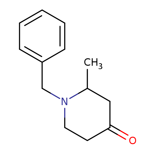 O=C1CCN(C(C1)C)Cc1ccccc1