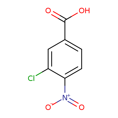 OC(=O)c1ccc(c(c1)Cl)[N+](=O)[O-]