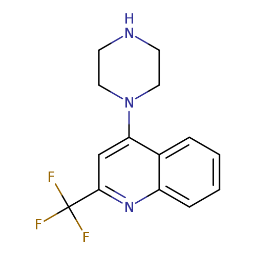 FC(c1cc(N2CCNCC2)c2c(n1)cccc2)(F)F