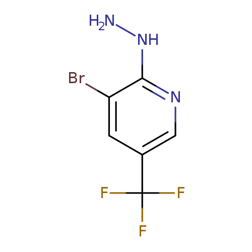 NNc1ncc(cc1Br)C(F)(F)F