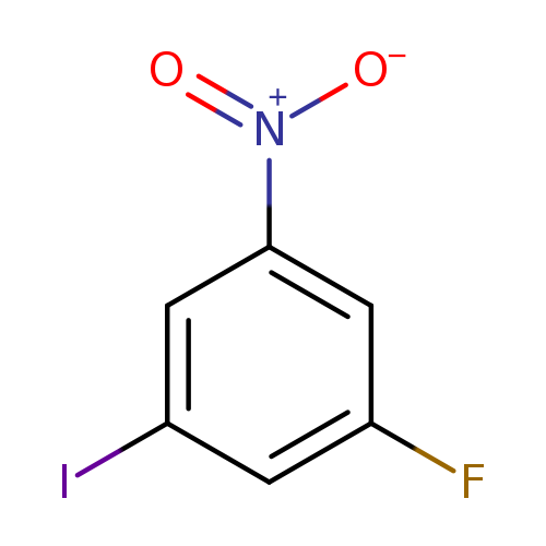 Fc1cc(I)cc(c1)[N+](=O)[O-]