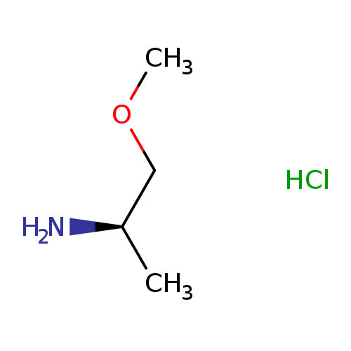 COC[C@H](N)C.Cl