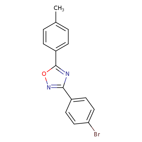 Cc1ccc(cc1)c1onc(n1)c1ccc(cc1)Br