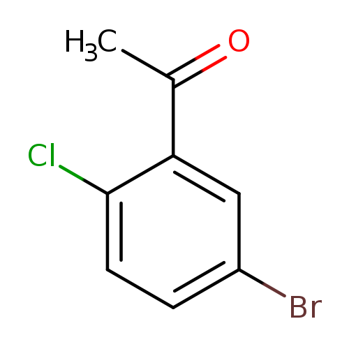 Brc1ccc(c(c1)C(=O)C)Cl