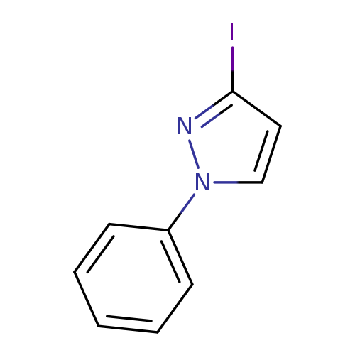 Ic1ccn(n1)c1ccccc1