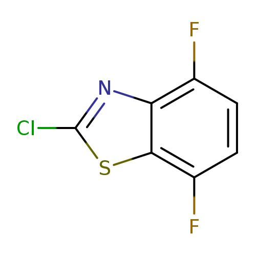 Clc1nc2c(s1)c(F)ccc2F