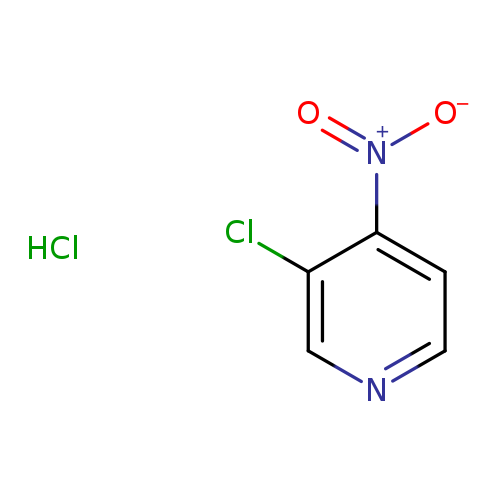 [O-][N+](=O)c1ccncc1Cl.Cl